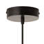 Luminaire suspendu en verre 9,8 po Leona Glam Blue