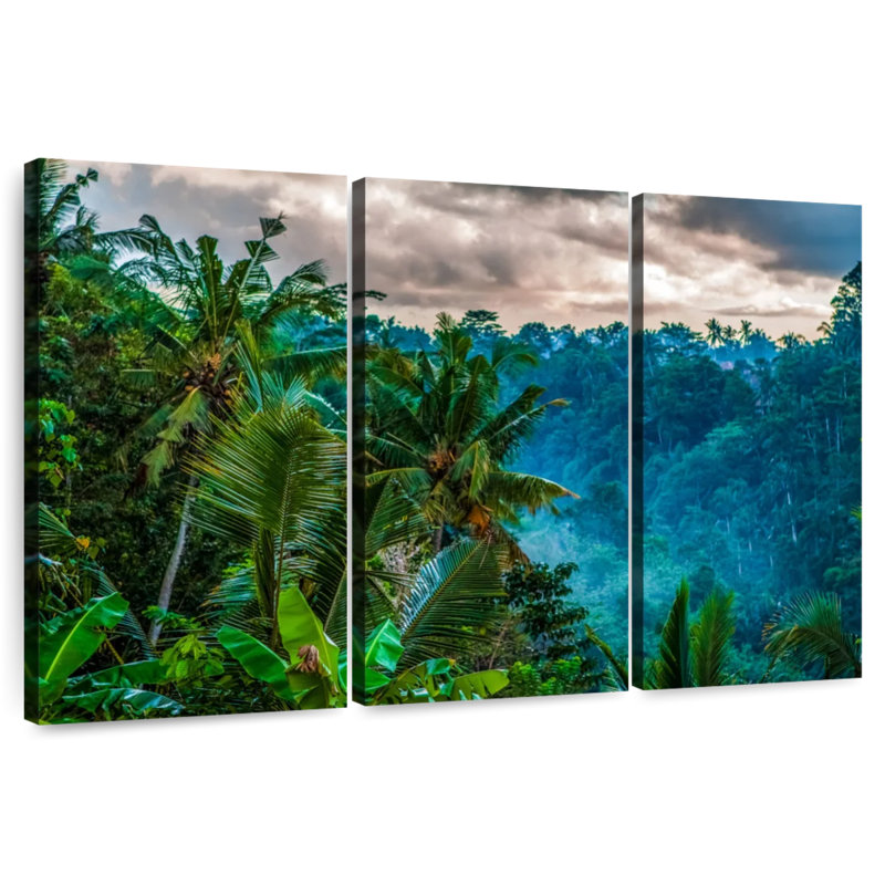 Alvord Ubud Tropical Palm Forest, 24" H x 38" W