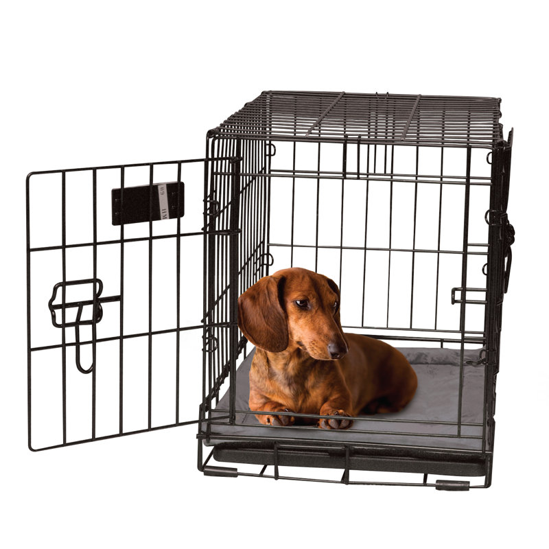 Tapis de caisse pour chien auto-chauffant, Petit (l 25 po x P 20 po x H 0,5 po), gris