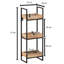 Rusin 3 Piece Mango Solid Wood Floating Shelf