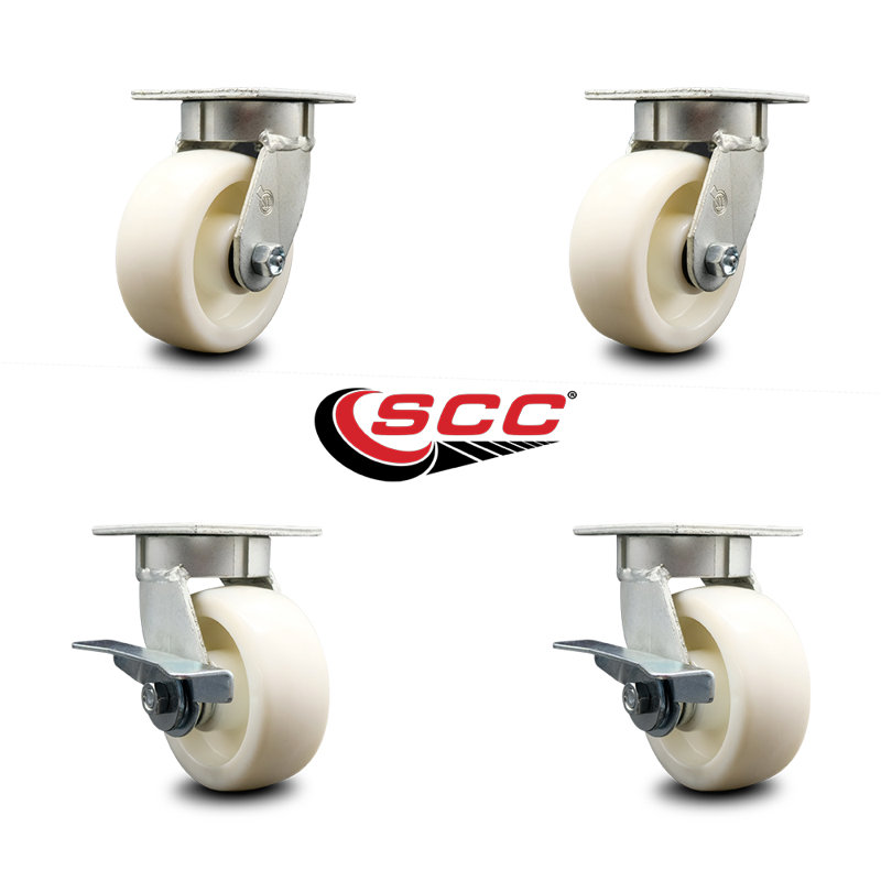 Ensemble de 2 roulettes pivotantes Kingpinle