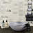 Iona Mist Subway 12 in. x 12 in. Polished Marble Mosaic Wall Tile
