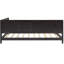 Lit de jour / lit en bois pleine grandeur, style Mid-Century moderne, structure avec accoudoirs et lit de jour /, design classique, bois, inclus-1481413240-1481413245