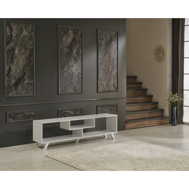 Gosford Unfinished TV Stand for TVs up to 70", White