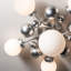 Sprig 6-Light Semi-Flush - Vintage Platinum - Opal Glass-2038330640-2038330651