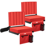 Shoichiro Folding Stadium Seat with Cushions