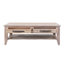 Table basse 4 tiroirs, 1 tablette