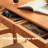 Cherry wood solid wood desk-118786158