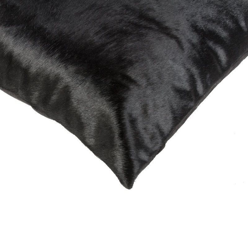 Throw Pillow, Black, 18" H x 18" W