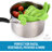 Zulay Silicone Pot Strainer - Adjustable Snap On Strainer For Most Pots & Pans