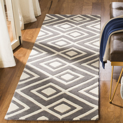 Tapis en laine touffeté à la main Deedie