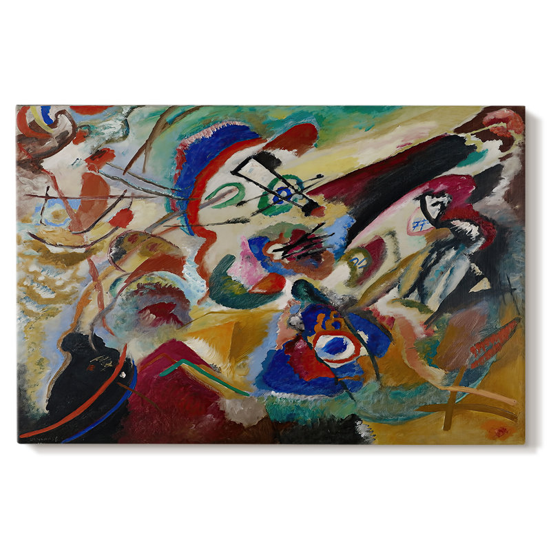 Improvisation (composition abstraite) - Wassily Kandinsky - Toile tendue avec châssis - 1913, 40 x 60