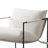 29" W Upholstered Sling Accent Chair with Metal Frame-701599340