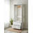 32" White Wood Walk-In Closet With Two Drawers