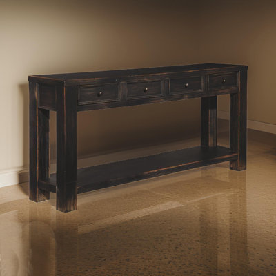 Kaydince 64'' Solid Wood Console Table