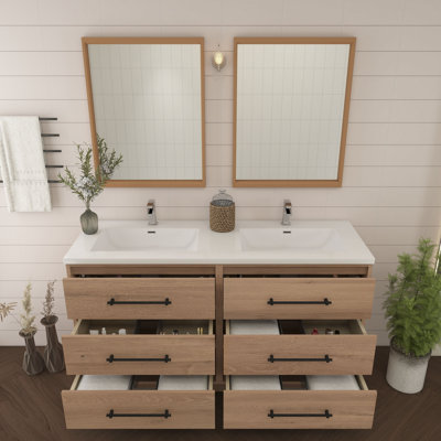Meuble-lavabo simple 47,2 po avec plateau en acrylique Victoria