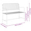 Steel Outdoor Bench-215676507