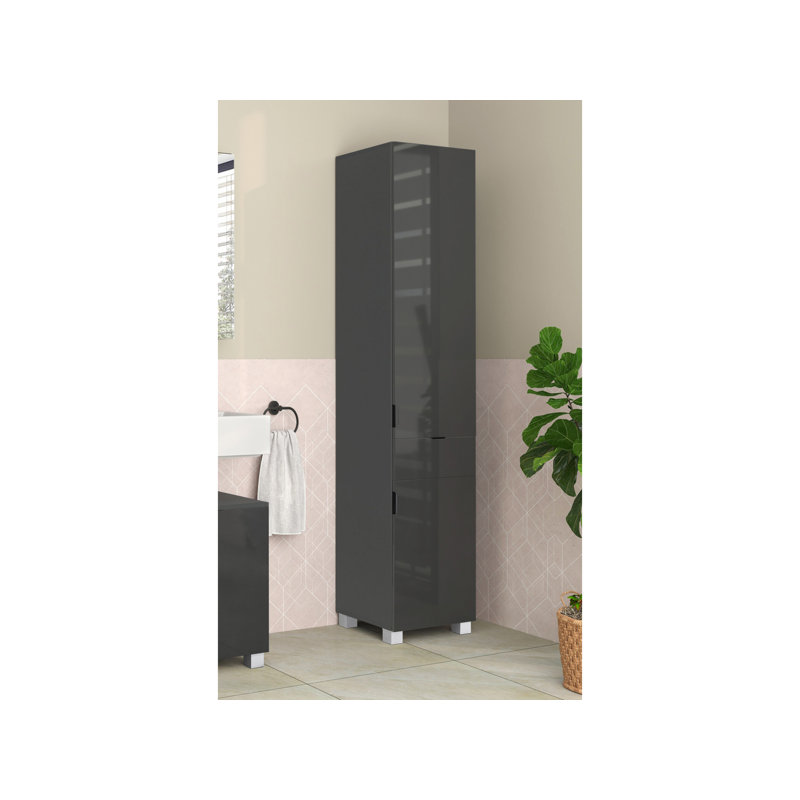 Rosabela Linen Cabinet, Grey