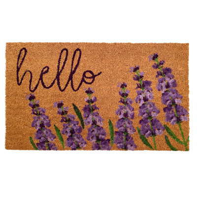 Vick Non-Slip Floral Doormat