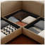 Canapé modulaire 4 places en chenille l 142,5 po x P 68,6 po x H 27,9 po Everwood