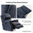  Felisa 34''W Traditional Swivel Rocker Manual Genuine Leather Recliner-968579080