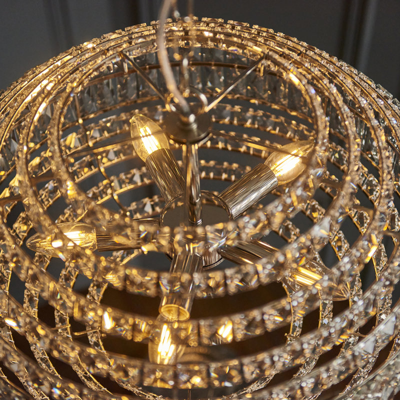 Winthrop 5 - Light Geometric Chandelier