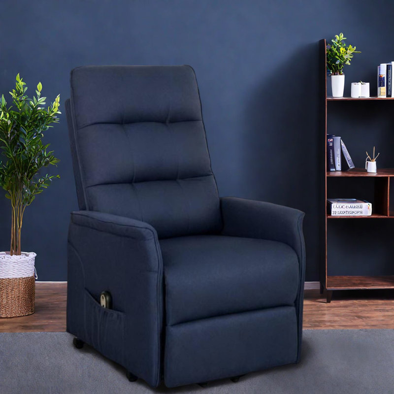 Power Lift Recliners, Linen Fabric, Modern Comfort Storage Sofa, Home Relaxation