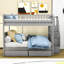 Lit superposé double en bois avec tablettes Graner Kids-160210967