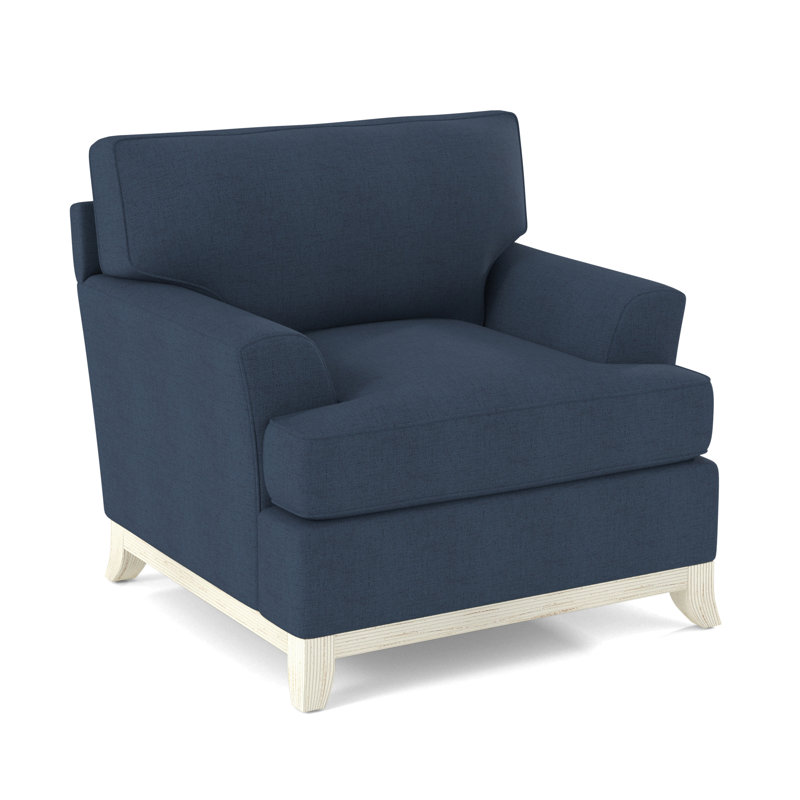 Oaks Way Armchair, Antique Frost White, White Performance Fabric; 0851-94