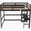 Lit mezzanine double avec bureau intégré-88713338