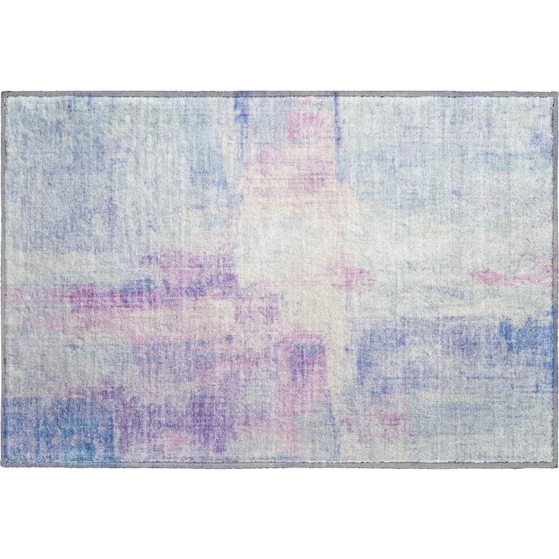 Premium Machine Washable Bucz AMF1759 Modern Rug, Rectangle 1'8" x 2'6"