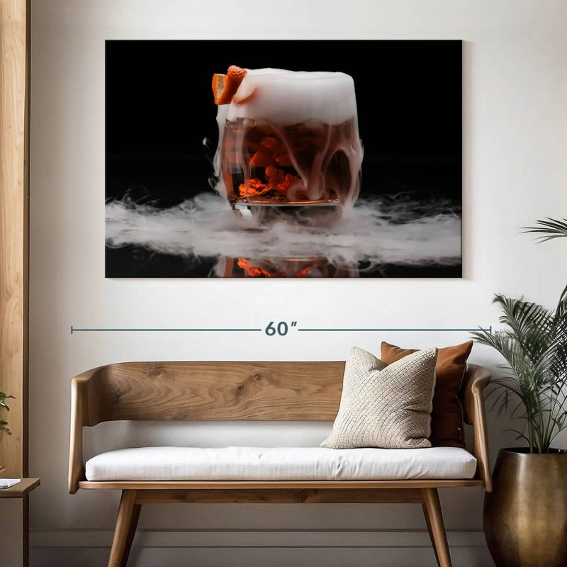 Yarlin Dry Ice Cocktail, 34" H x 51" W