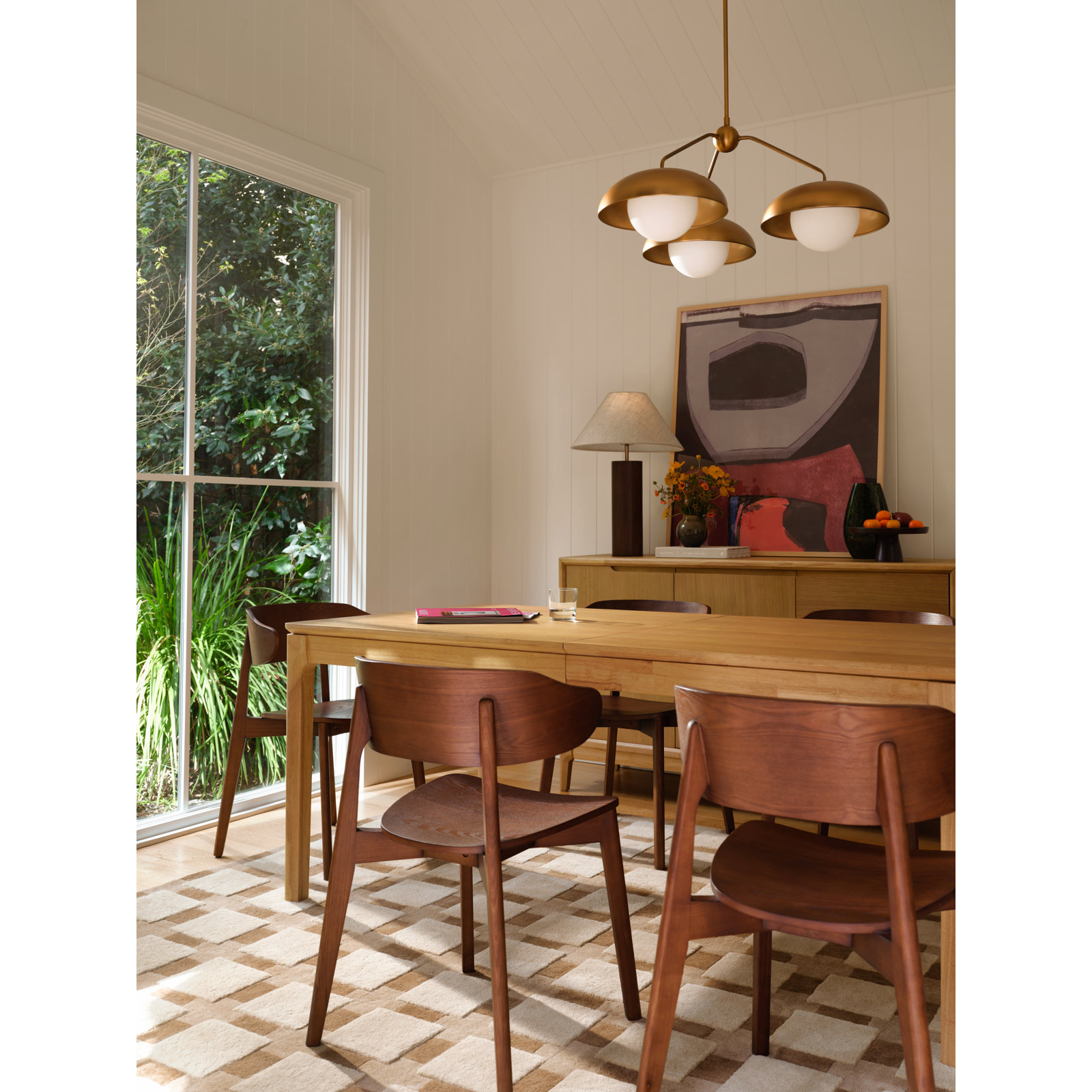 Rise Extendable Dining Table (72"-90"), Light Oak