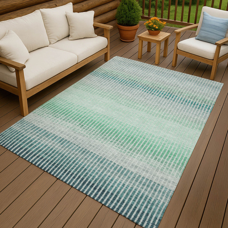 Tapis intérieur / extérieur lavable à la machine Jouett ACN2313, Rectangulaire 3 pi x 5 pi