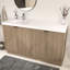 Meuble-lavabo autoportant 59 po avec lavabo gauche en acrylique renforcé Monterey-4094931-6087664
