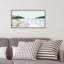 «Kiss from a Wave (Beach)» par Isabelle Z - peinture sur toile à cadre flottant
