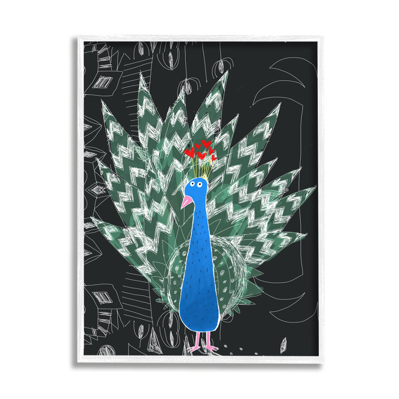 Art encadré pour enfants, Giclée encadrée blanc bord de mer, H 20 po x l 16 po x P 1,5 po