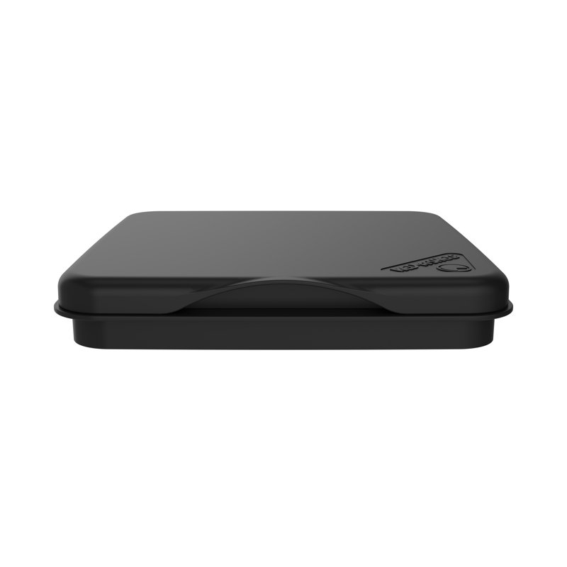 Couvercle bidirectionnel en polymère noir pour Rev-A-Shelf® 27 pte Contenants à déchets, Noir