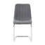 Chaise d'appoint en lin capitonné Beachwood-201551073