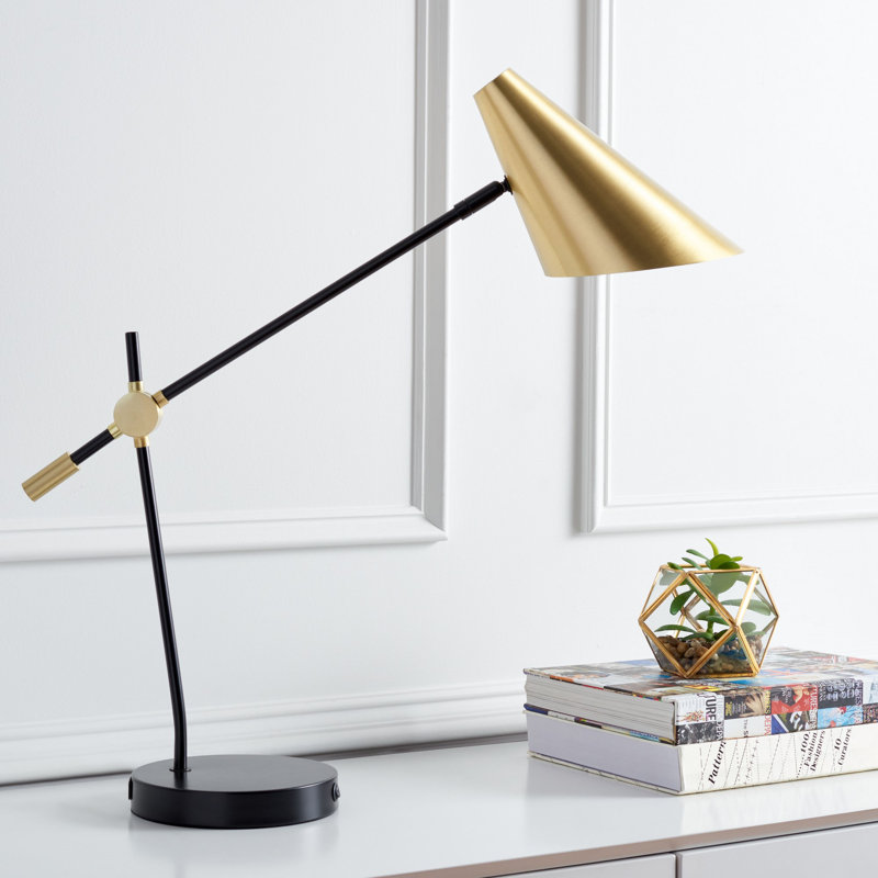 Lampe de bureau 26 po avec USB Aleksandra