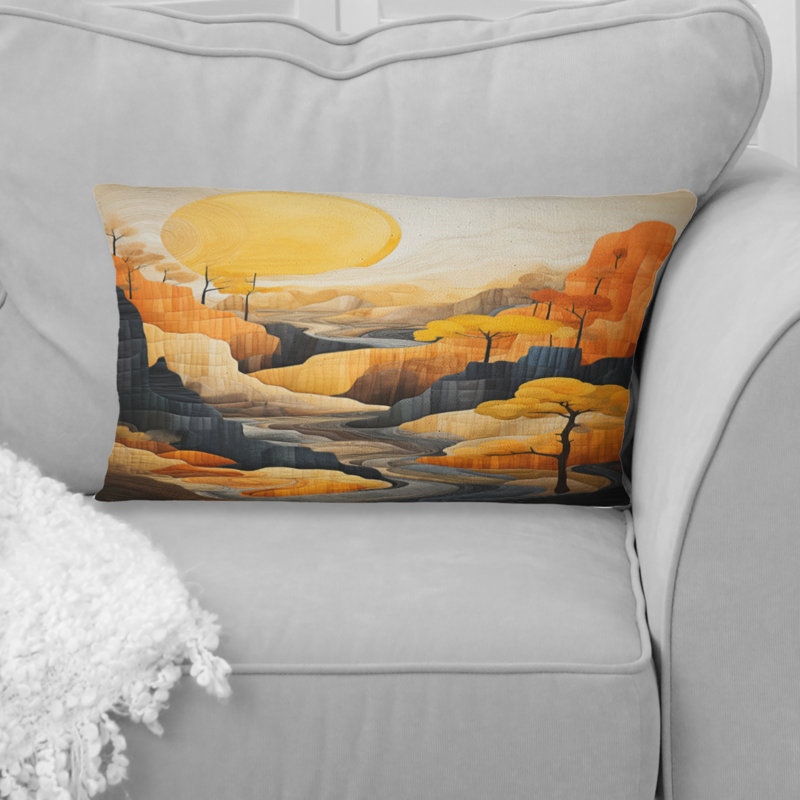Coussin Bold Landscape Canyon Desert