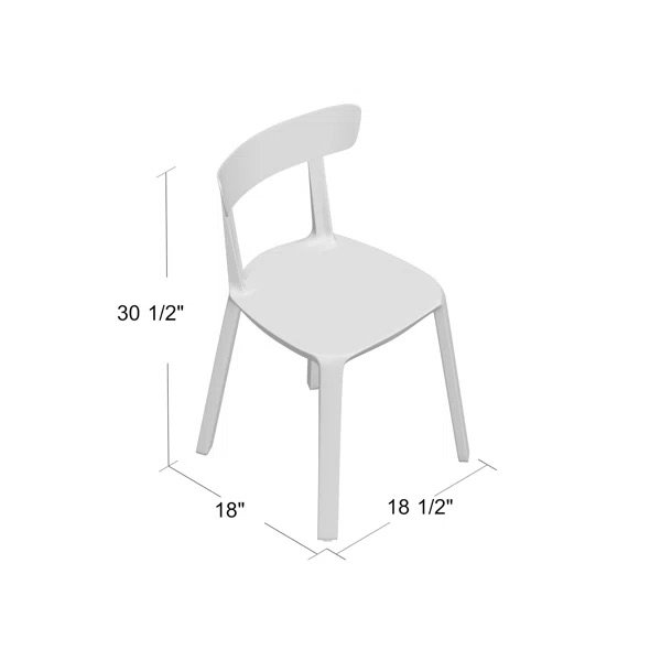 Chaise d'appoint Cadrea, Brun clair