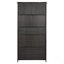 Armoire de rangement extérieure en osier durable avec grand tiroir et tablettes réglables, pour le jardin et la piscine-125988536