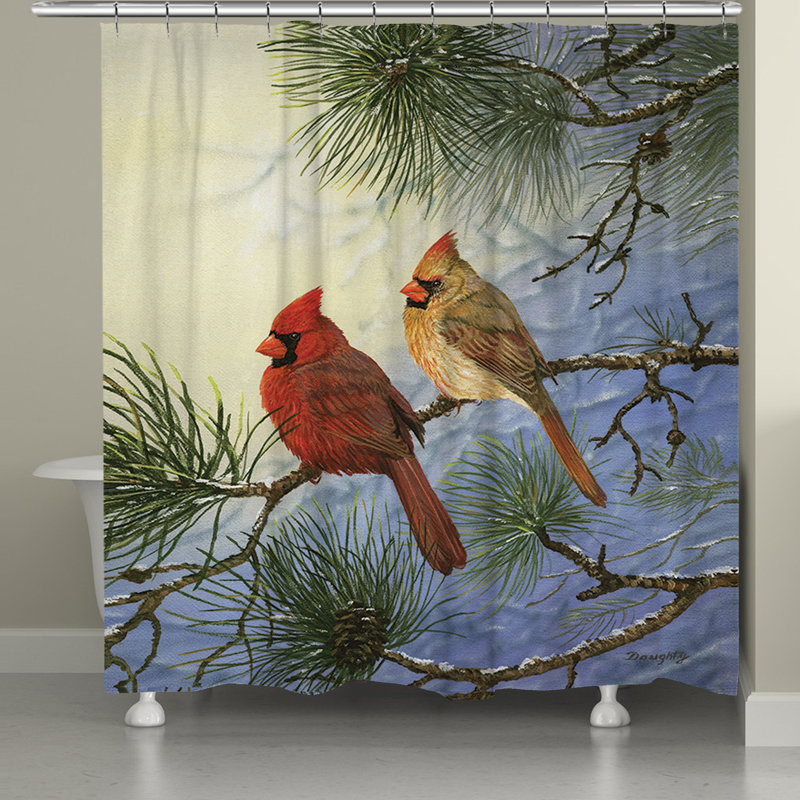 Winter Solitude Shower Curtain, 74" W