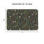 Dark Botanical 20" x 32" Bath Rug for Bathroom Bedroom Green Brown