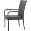 Chaise empilable en osier PE Littleton-813493690