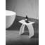 Tabouret de salle de bain arqué