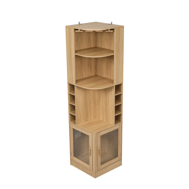 18.5 " L Bar Cabinet, Naturel
