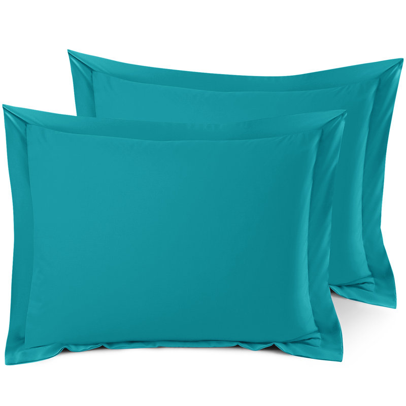 Taie décorative 100% polyester , Bleu sarcelle, 20 po x 36 po