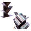Korou Wood Geometric Bookcase-122084371-122084372
